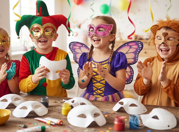 Maschere di Carnevale sicure: materiali, vernici e cosa controllare prima dell'acquisto