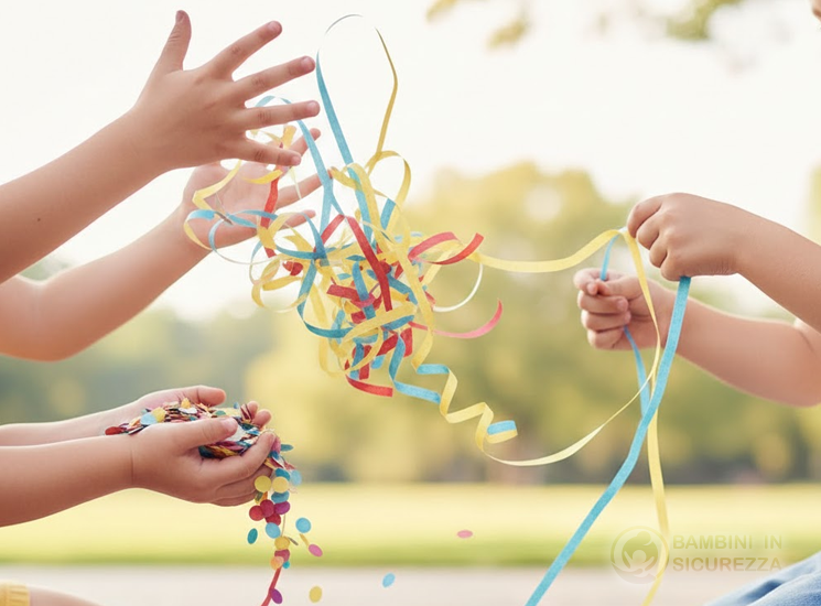 Coriandoli e stelle filanti: i pericoli nascosti (e come gestirli)