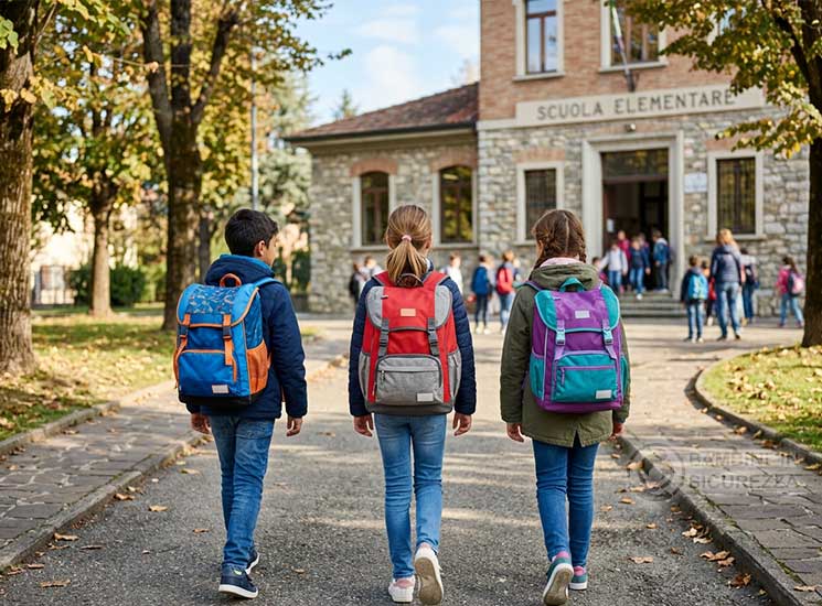 Zaino di scuola: peso, spallacci e postura