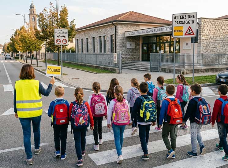 A scuola a piedi: il tragitto sicuro passo dopo passo